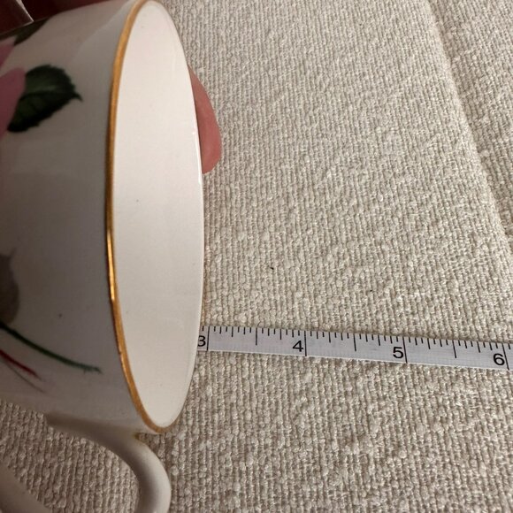 Queen Anne Bone China Tea Cup & Saucer Set With Pink Rose Design - Picture 12 of 15